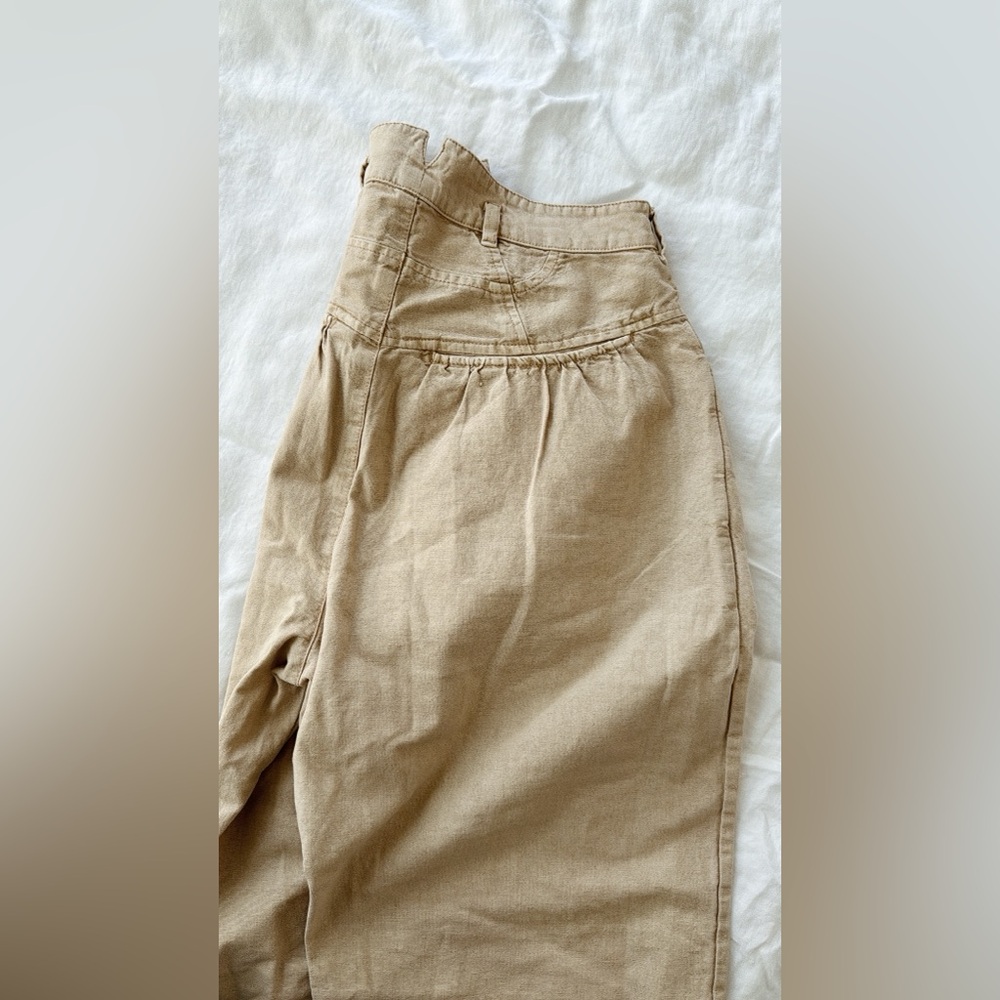 Free People Sweet Talk Chino Pants in Croissant US 4 - Picture 6 of 7